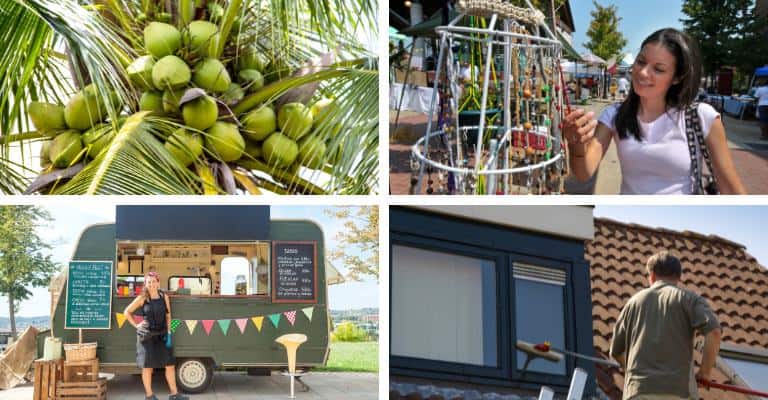 Coconut Remover, Convention Vendor, Food Truck Vendor, Window Washing