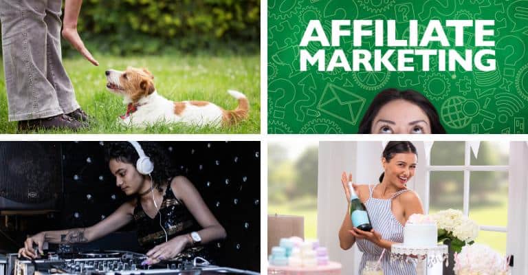 Dog Trainer, Affiliate Marketer, DJ, Party Planner