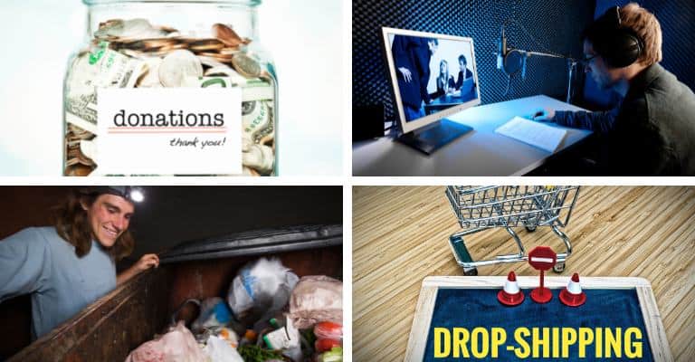 Donation Box, Voiceover Recording, Dumpster Diving, Dropshipping
